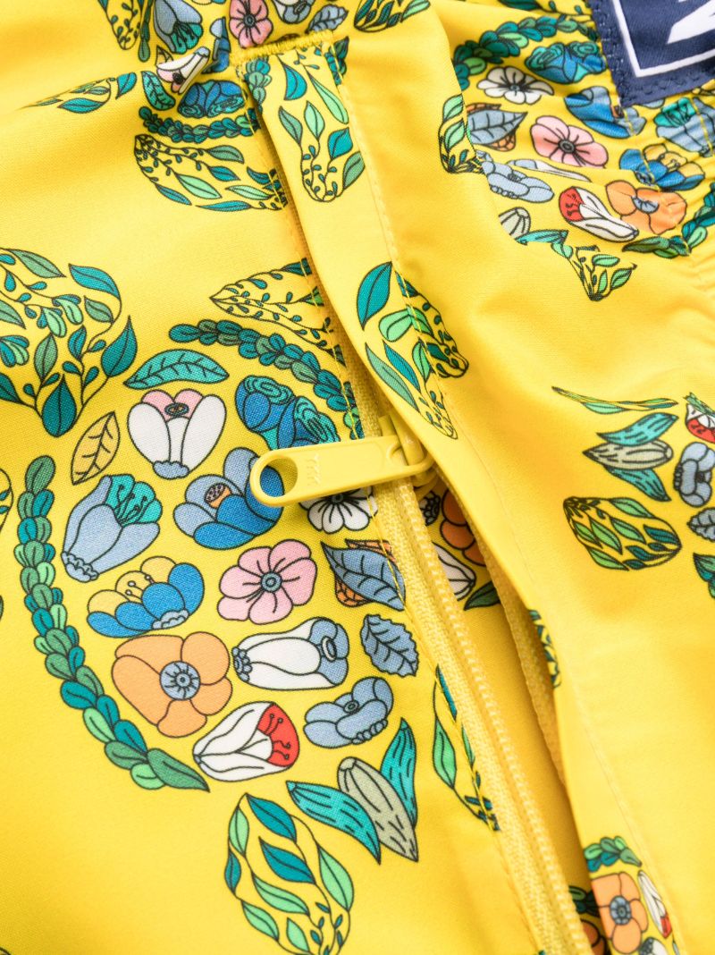 Yellow Mahina ProvenÃ_x0083_§al Turtles Swim Shorts