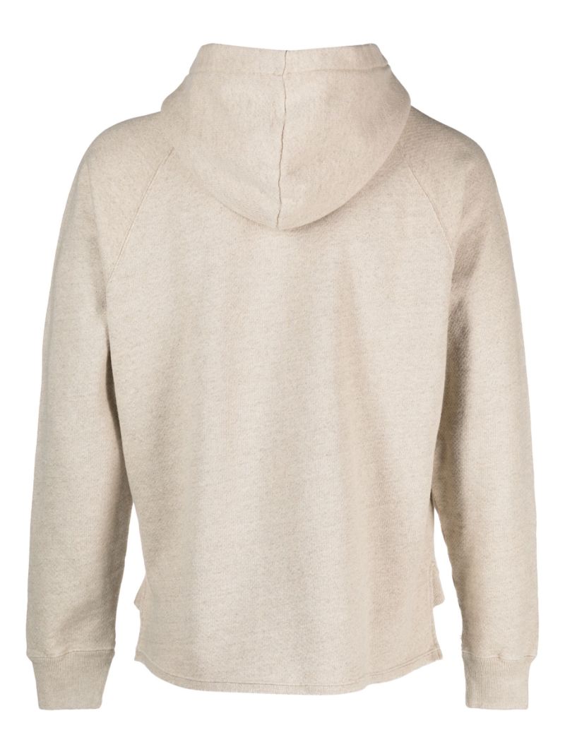 Neutral Splash Ripped Hoodie