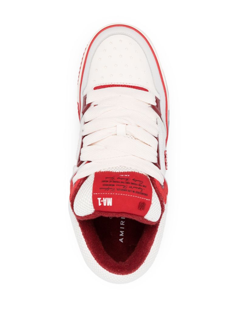 White Ma-1 Lace-up Sneakers