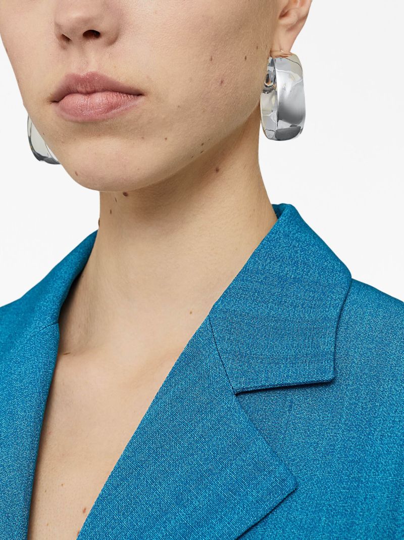 Silver-tone Hoop Earrings