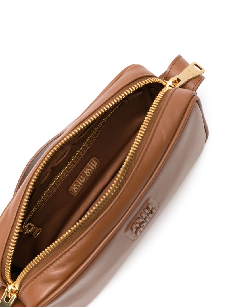 Brown Arcadie Leather Mini Bag