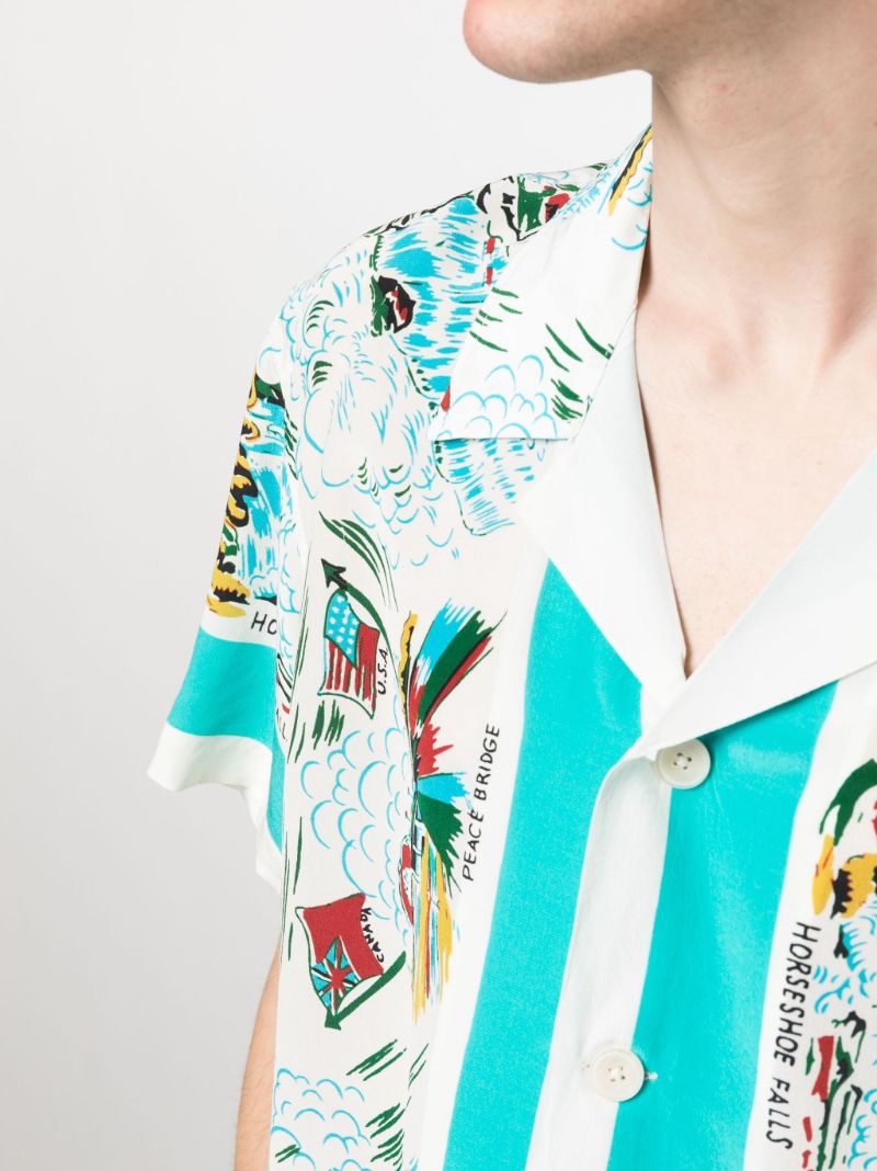 Multicolour Niagara Souvenir Silk Shirt