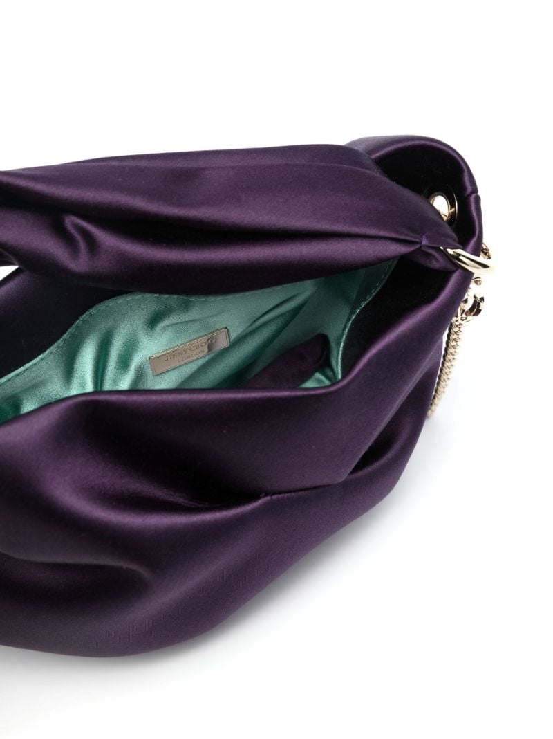 Purple Bonny Draped Tote Bag