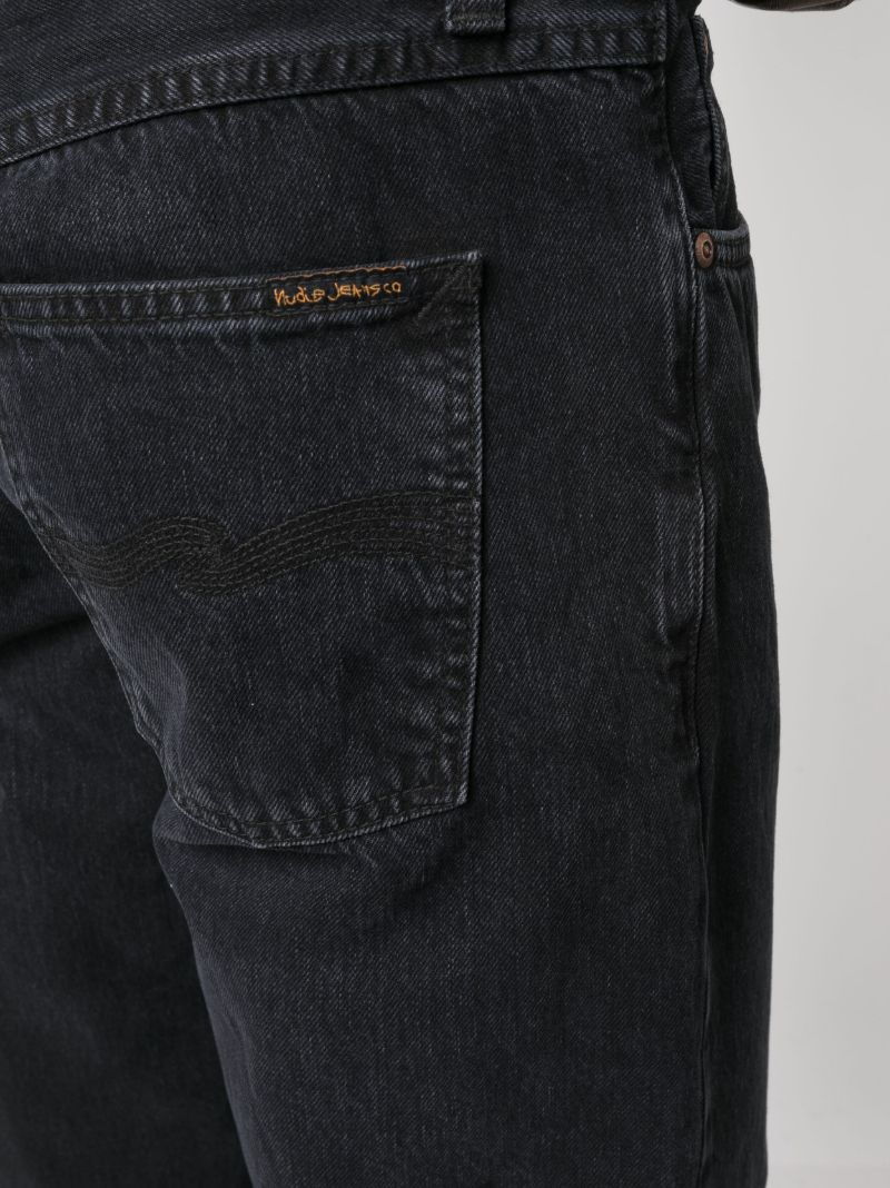 Black Rad Rufus Straight-leg Jeans