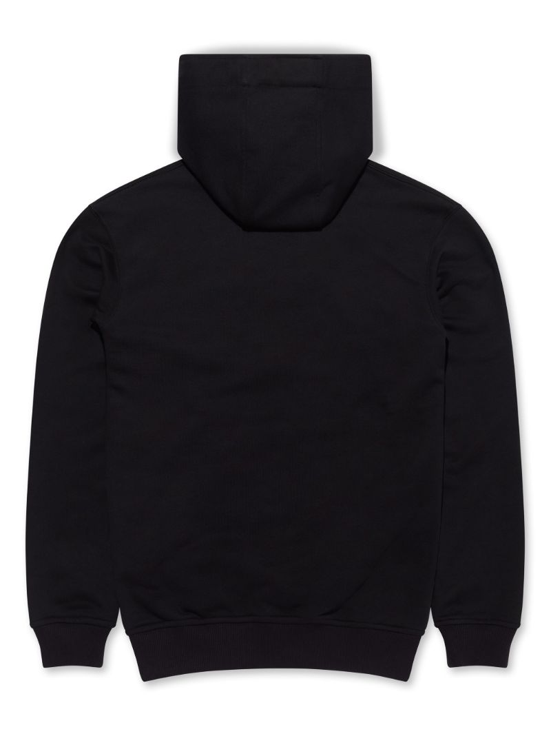 X Lacoste Black Logo AppliquÃ_x0083_© Hoodie