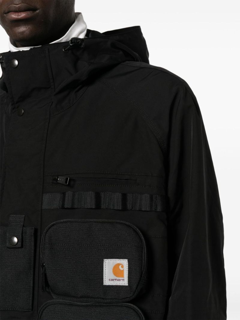 X Carhartt Wip Black Hooded Jacket