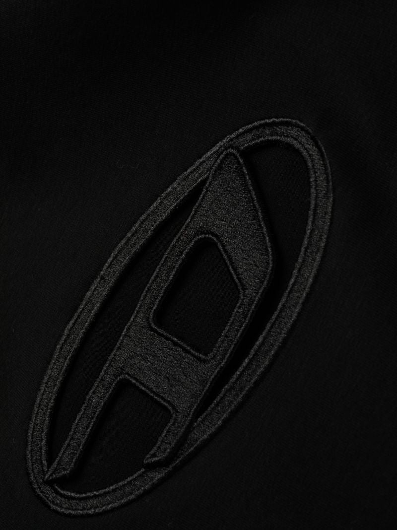 Black D-angiel T-shirt Dress