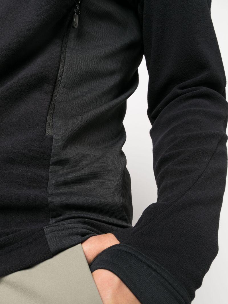 Black Falketind Zip-front Fleece Jacket