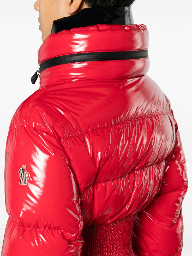 Red Rochers Puffer Ski Jacket