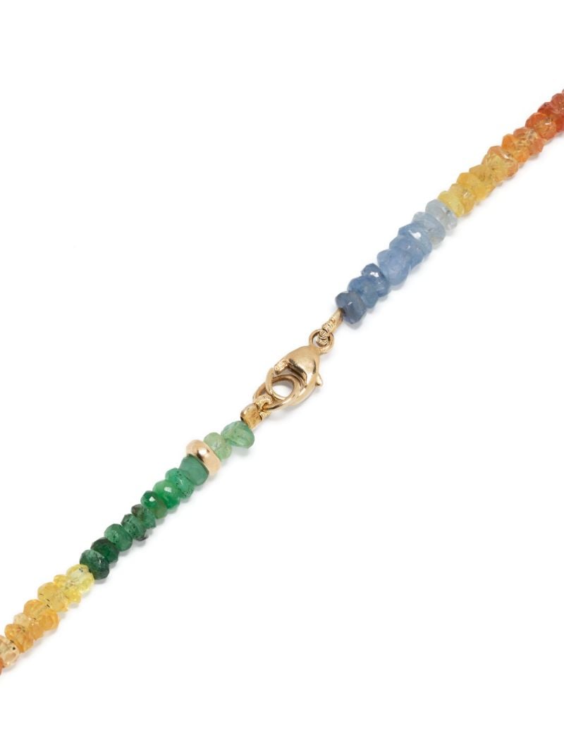 14k Yellow Gold Arizona Sapphire Necklace