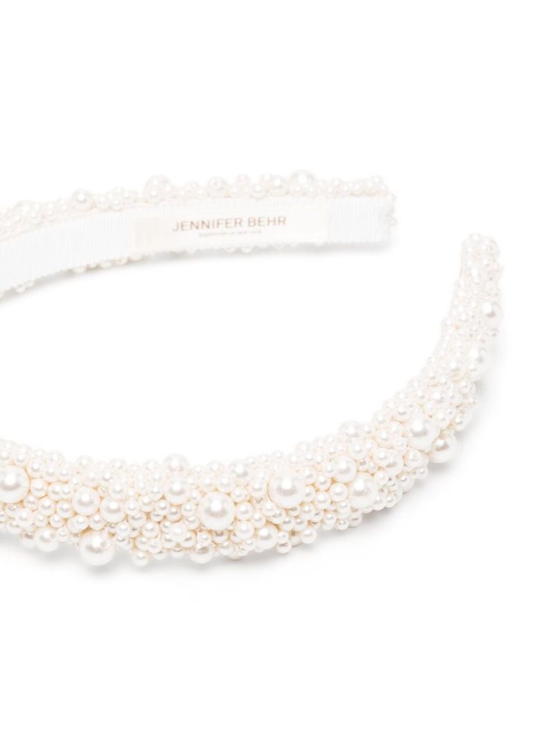 White Britanny Faux Pearl Headband