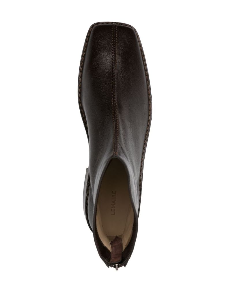 Brown Leather Ankle Boots