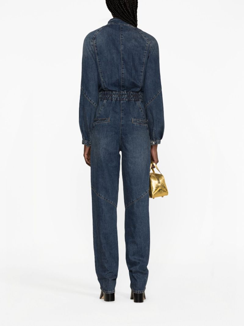 Blue Kimea Denim Jumpsuit
