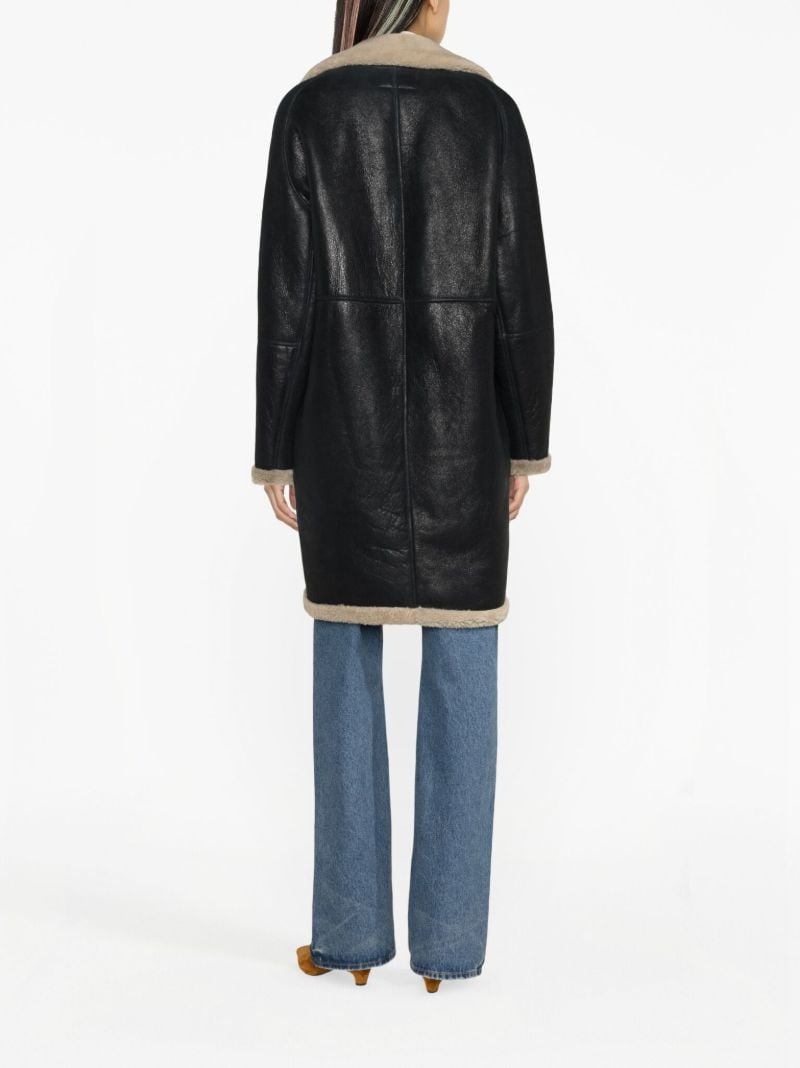 Black Astana Shearling Coat