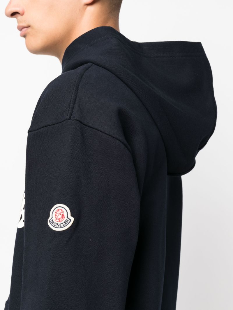 X Billionaire Boys Club Blue Logo-print Hoodie