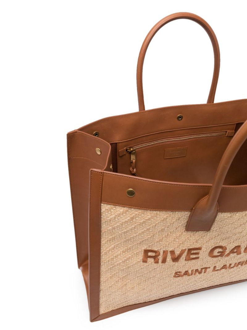 Neutral Rive Gauche Tote Bag