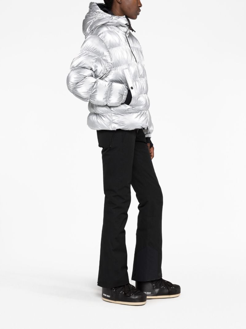 Silver Rosetta Puffer Jacket