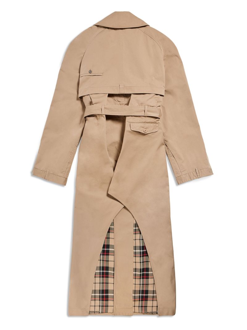 Neutral Deconstructed Trench Coat