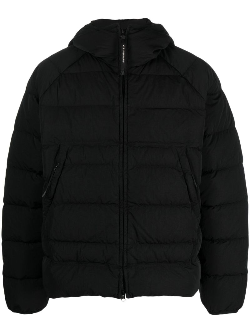 Black Eco-chrome R Goggle-detail Jacket