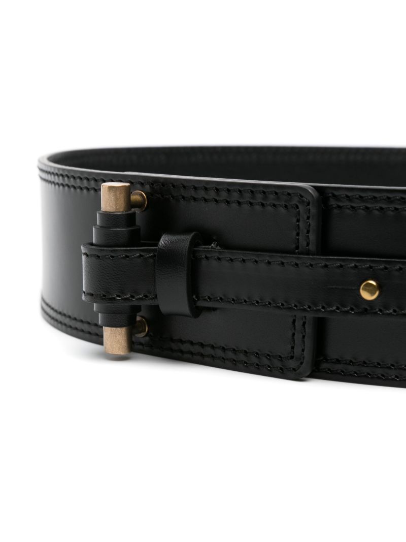 Black Vigo Leather Belt