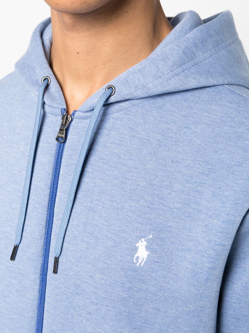 Blue Pono Pony Zip-up Hoodie