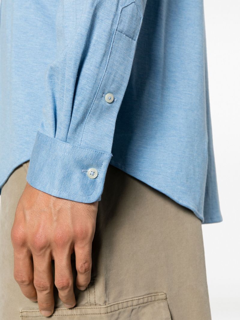 Blue Polo Pony Cotton Shirt