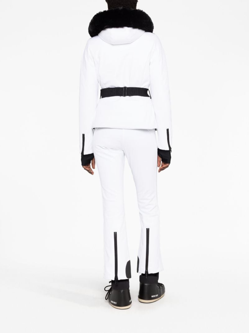 White Hida Padded Ski Jacket