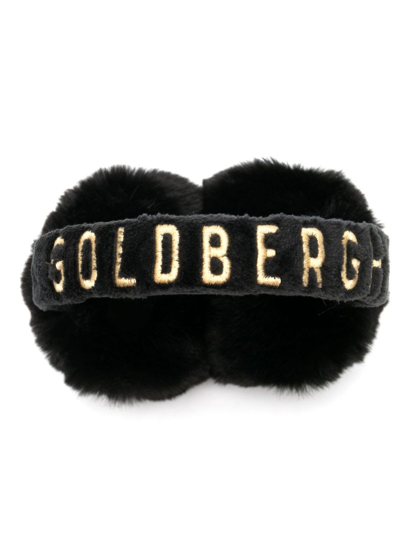 Black Fluffy Faux-fur Earwarmers