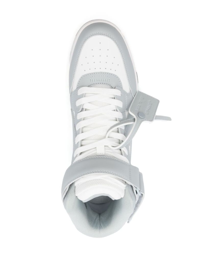 Grey Out of Office Leather Sneakers