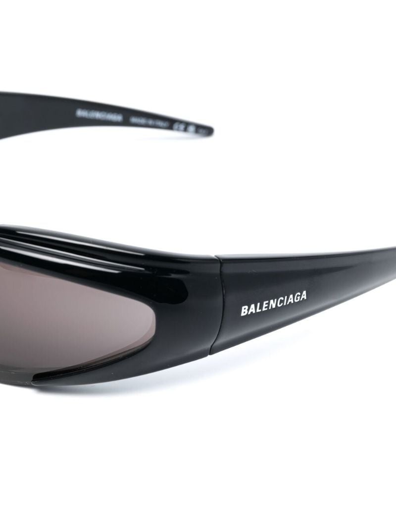Black Reverse Xpander Rectangle Sunglasses