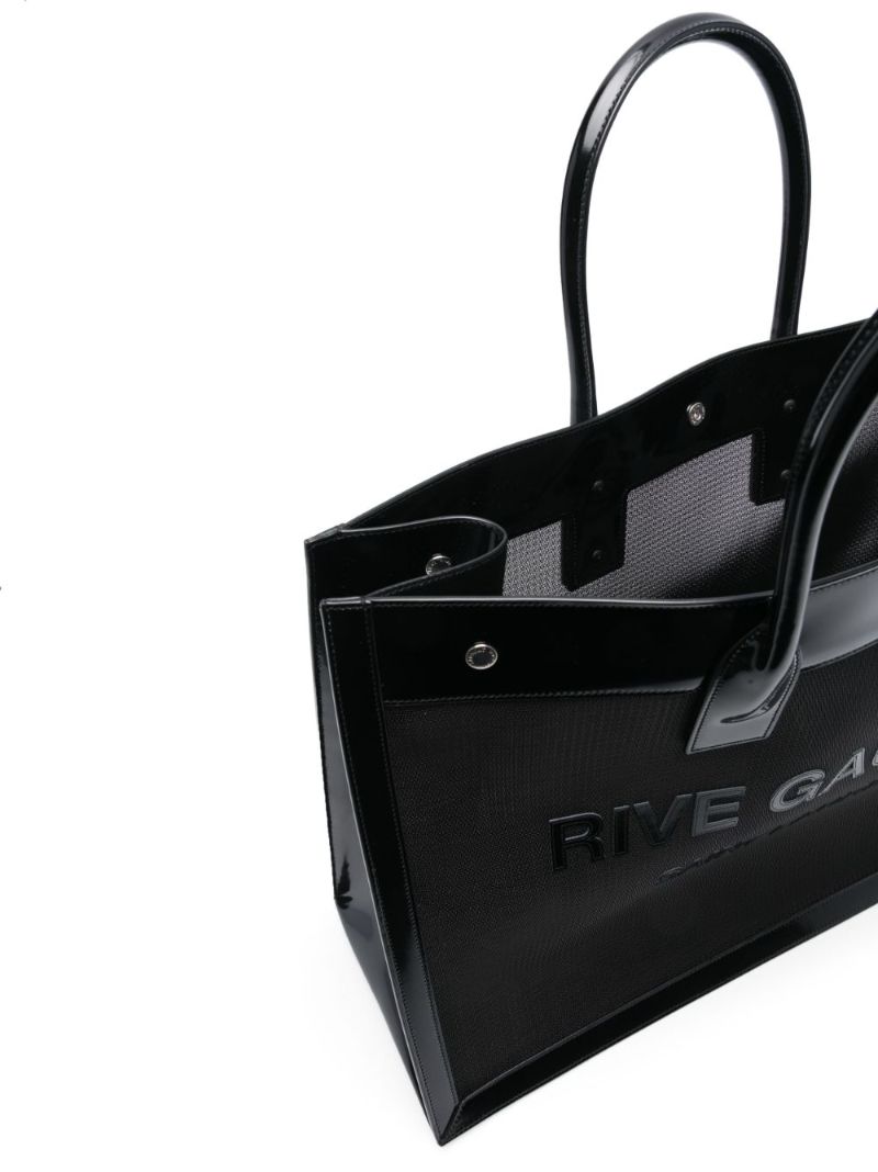 Black Rive Gauche Small Tote Bag