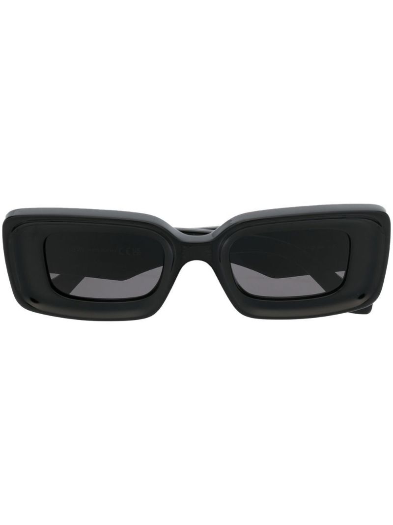 Anagram-plaque Rectangle-frame Sunglasses