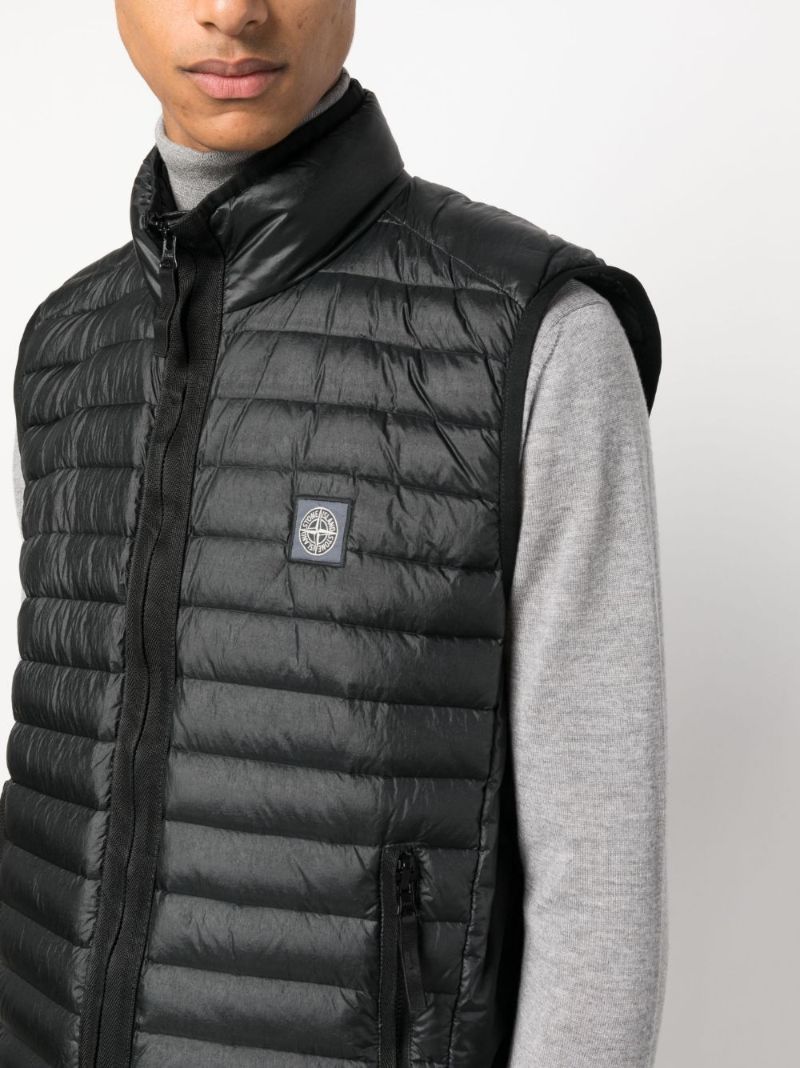 Black Quilted Vest