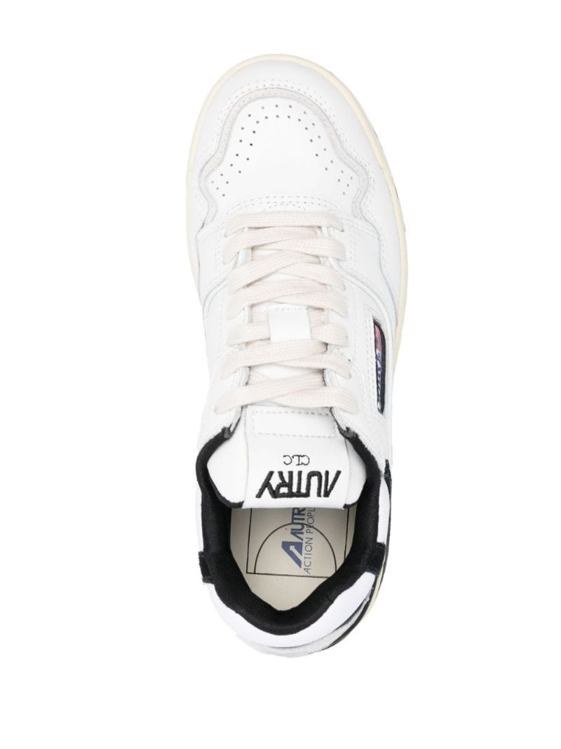White Clc Leather Sneakers