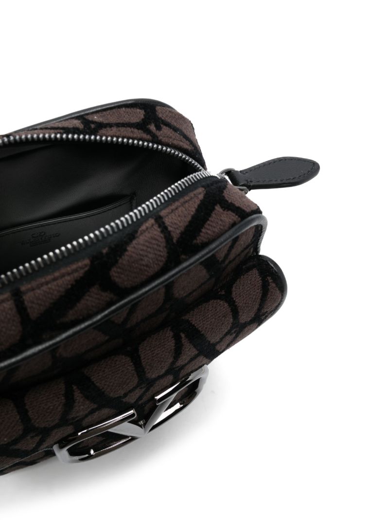 Black Toile Iconographe Canvas Shoulder Bag