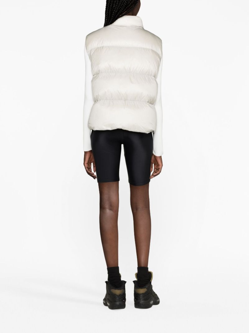 White Cypress Logo-patch Padded Gilet