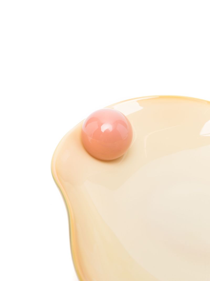 Yellow Bon Bon Glass Breakfast Bowl