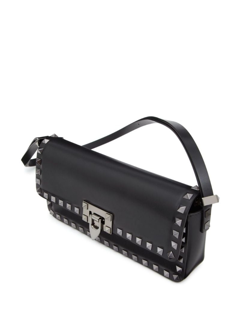 Black Rockstud23 E/w Leather Shoulder Bag