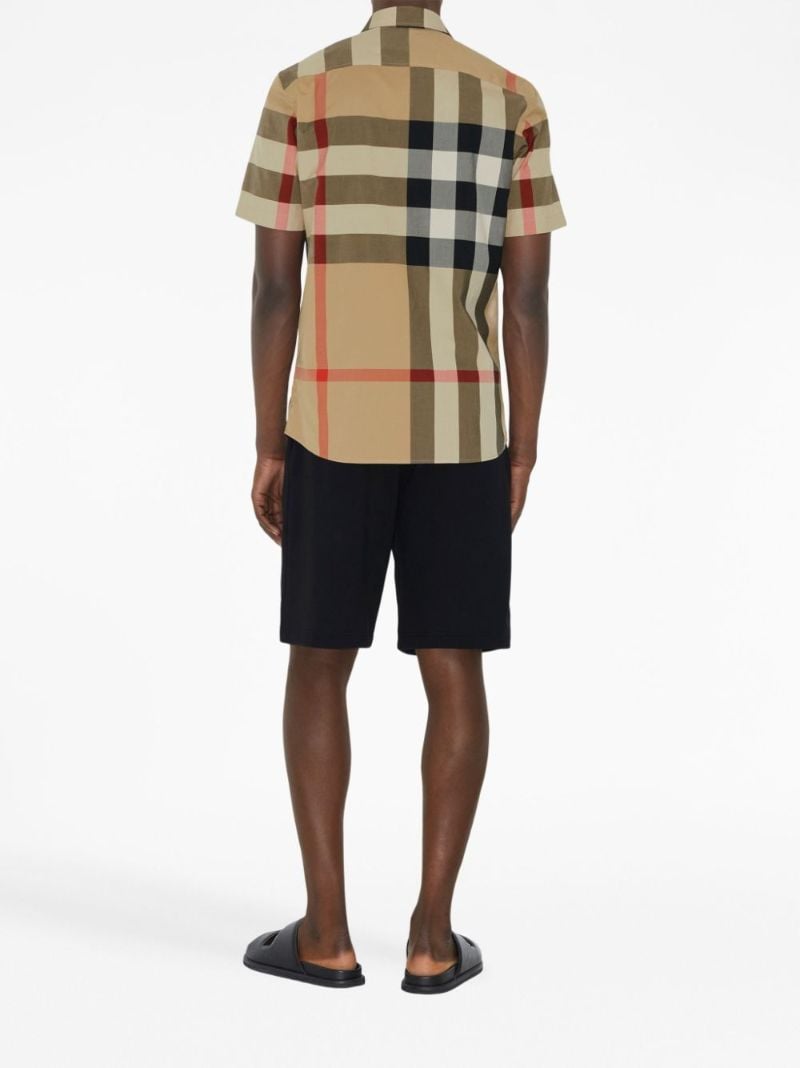 Neutral Vintage Check Cotton Shirt