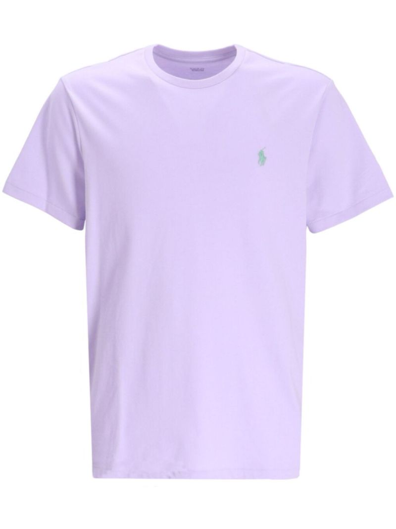 Purple Polo Pony Cotton T-shirt