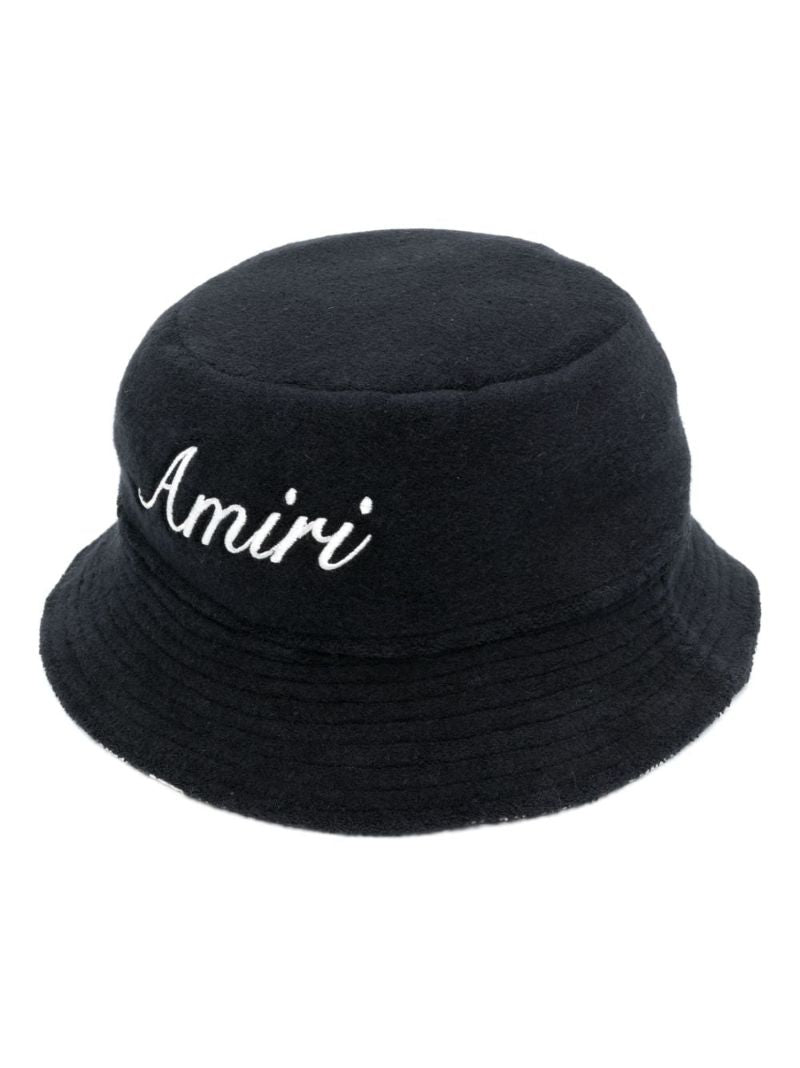 Black Reversible Silk Bucket Hat