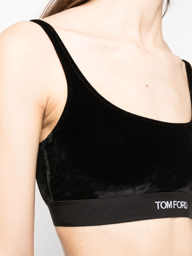Black Logo Bralette