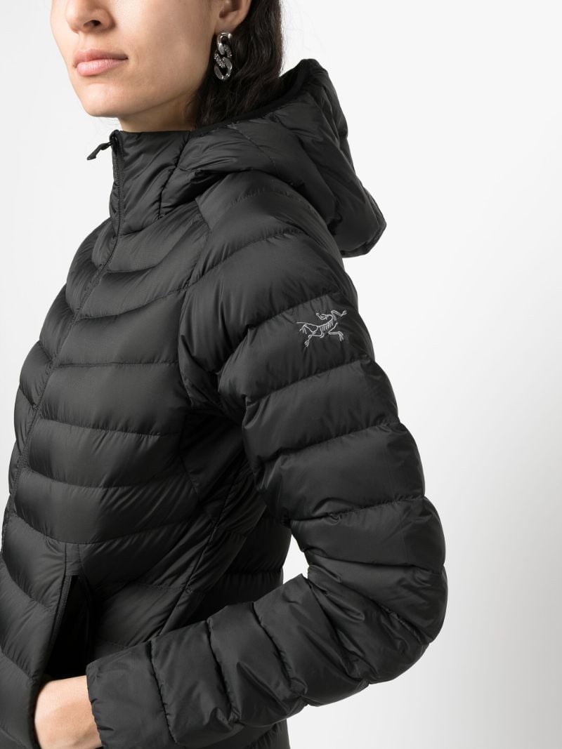 Black Hooded Puffer Jacket