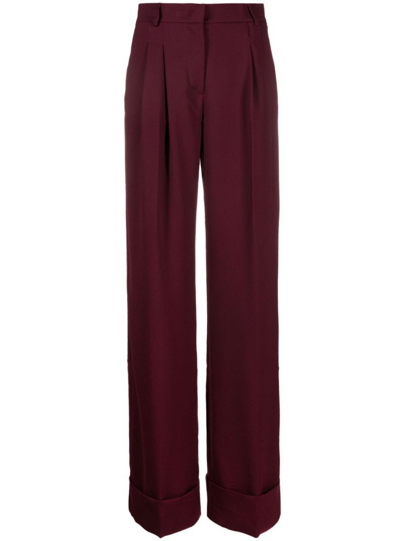 Brown Natalie Wide-leg Trousers