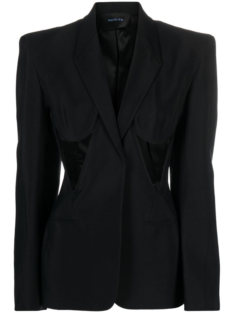 Black Single-breasted Blazer