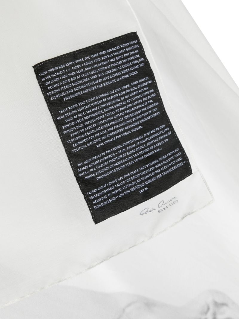 White Ron Flag Scarf
