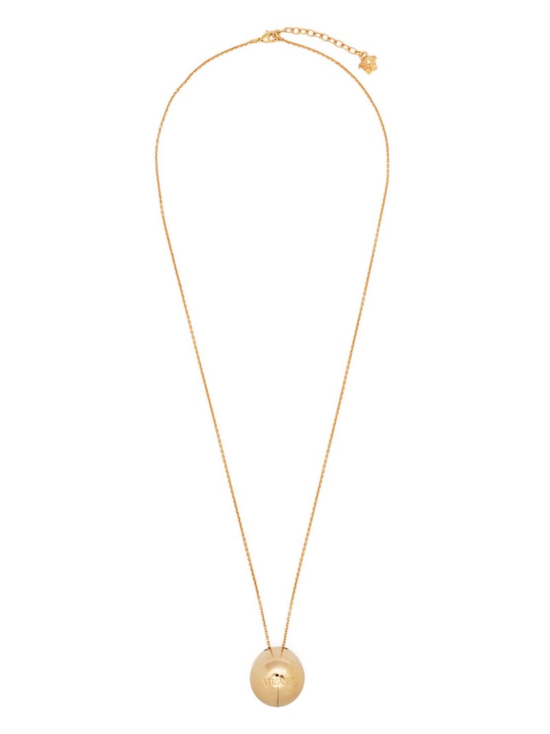 Gold-tone Logo-engraved Necklace