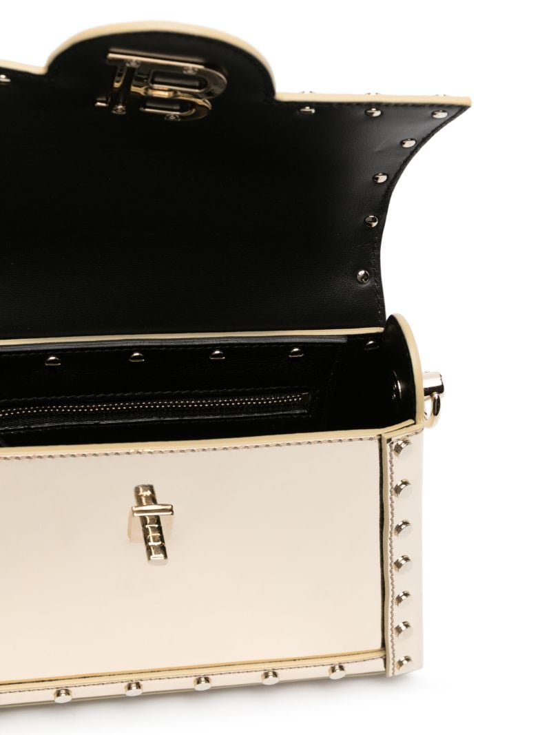 Gold-tone B-buzz Leather Crossbody Bag