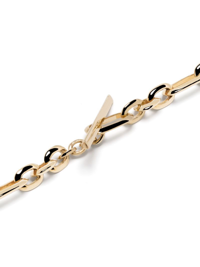 18k Yellow Gold Diamond Chain Necklace