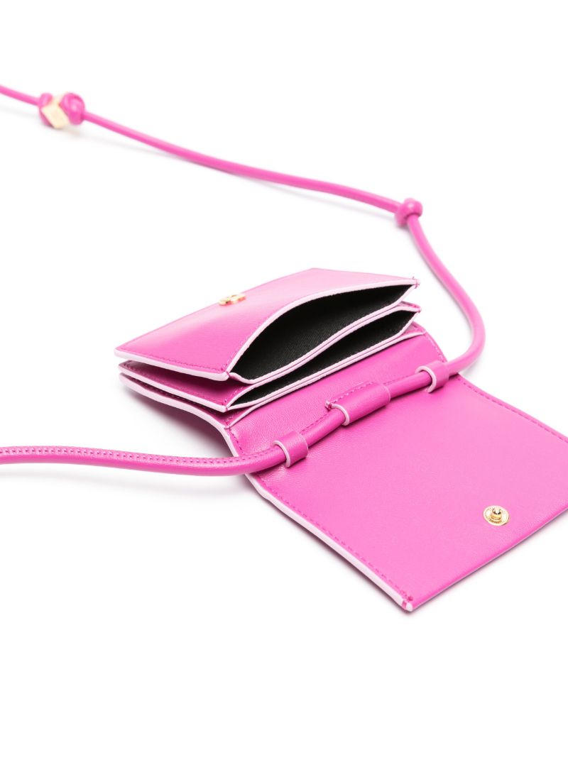 Pink Bou Crossbody Wallet